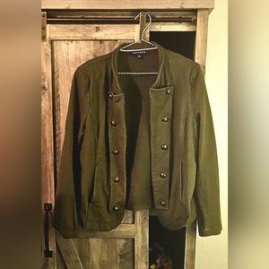 Tommy Hilfiger Army Green Blazer Jacket